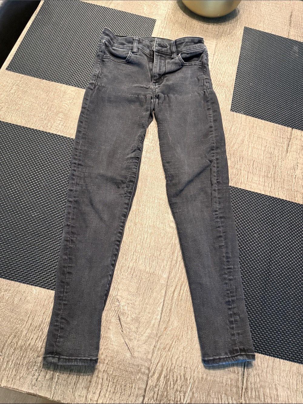 American Eagle Next Level Stretch Black Skinny Jeans Size 0 Short